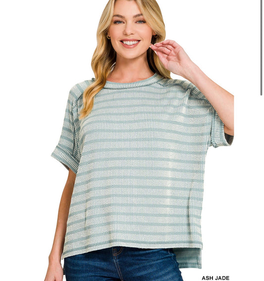 Raised Ribbed Tee