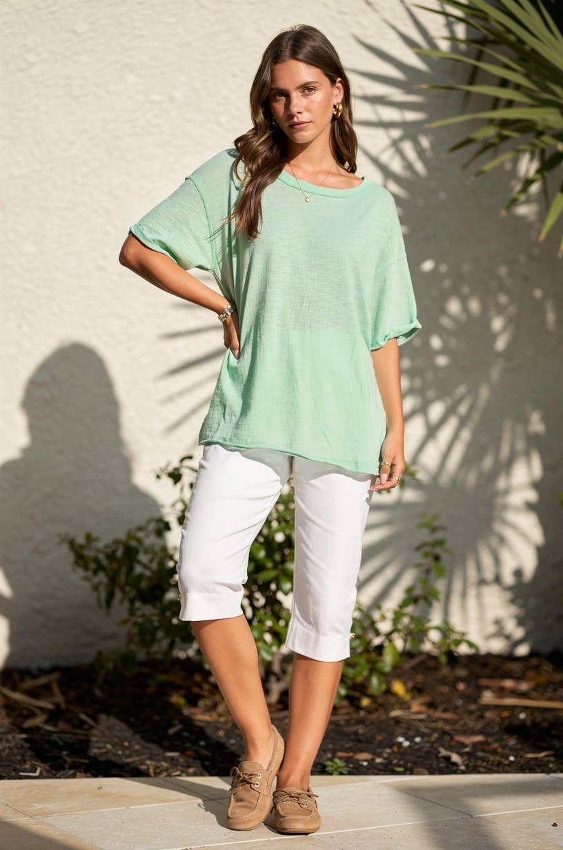 Short Sleeve Cotton Top