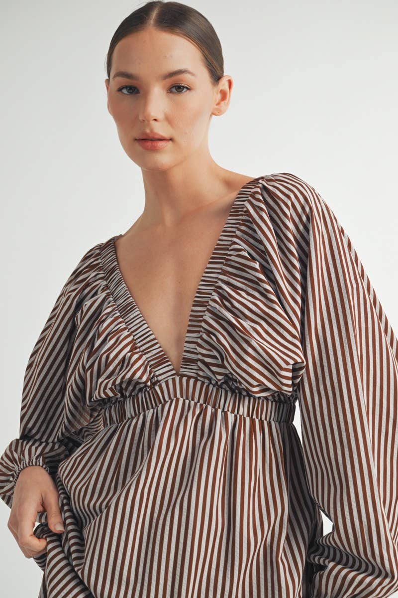 Striped Maxi Dress