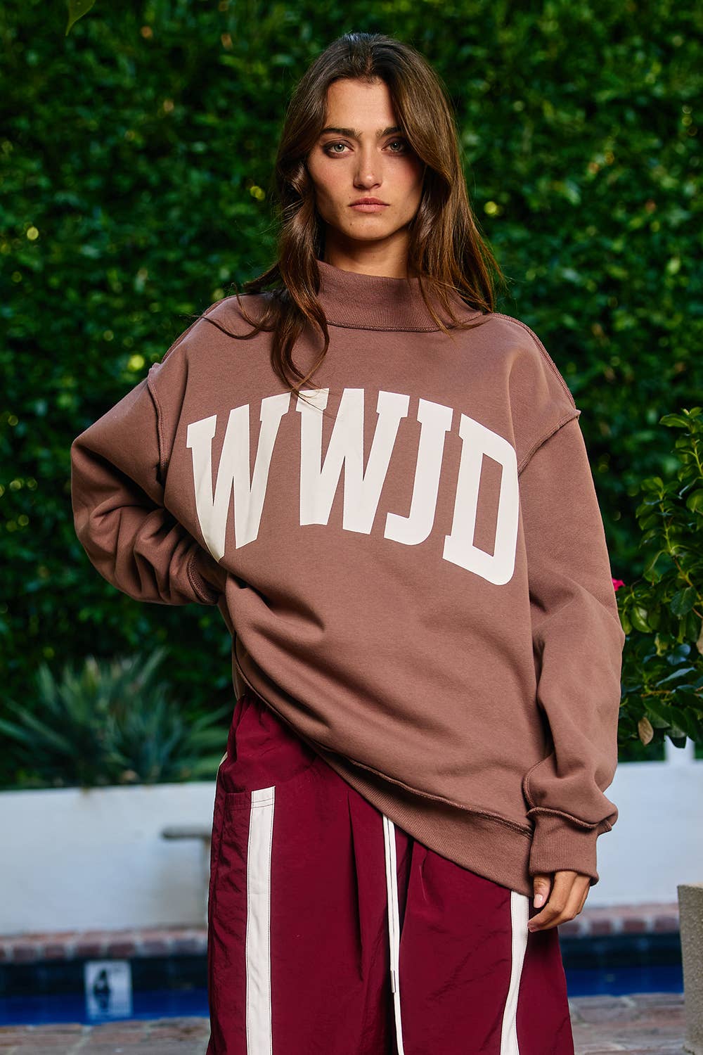 'WWJD & AMEN' Reversible Sweatshirt