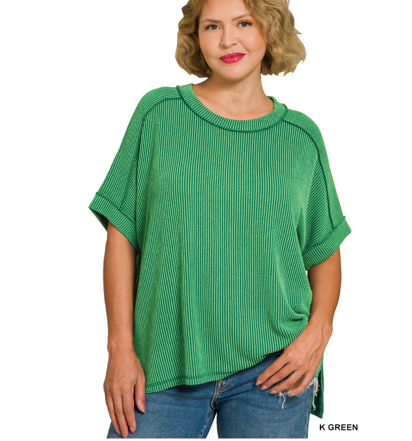 Ribbed Tee | Curvy