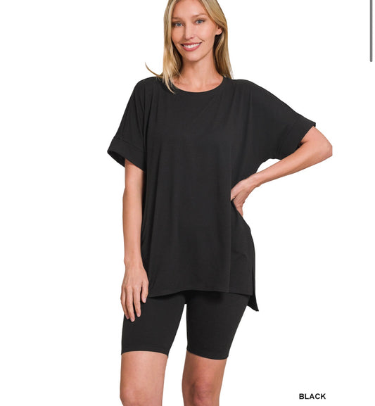 Biker Set - Black | Curvy