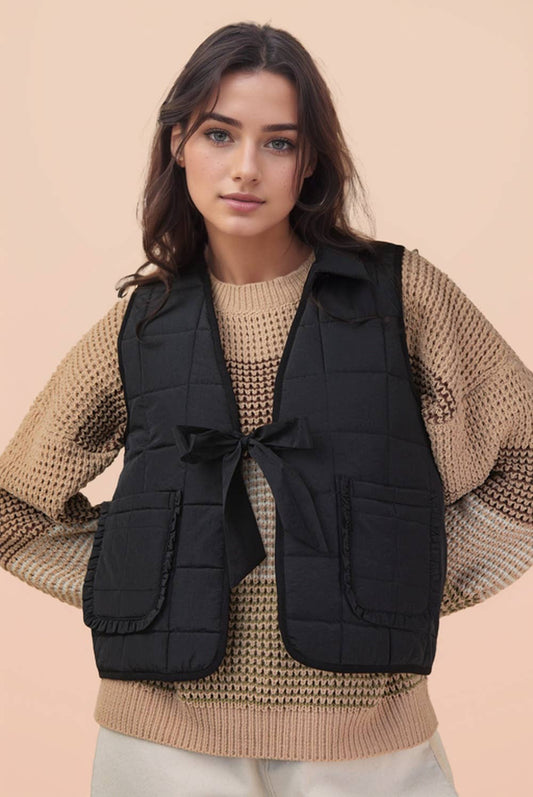 Printed Quilt Vest
