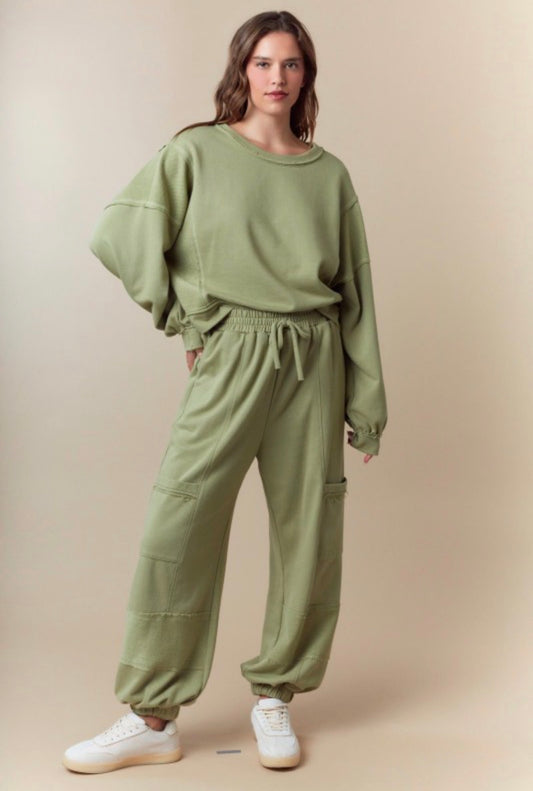 Olive Jogger Set