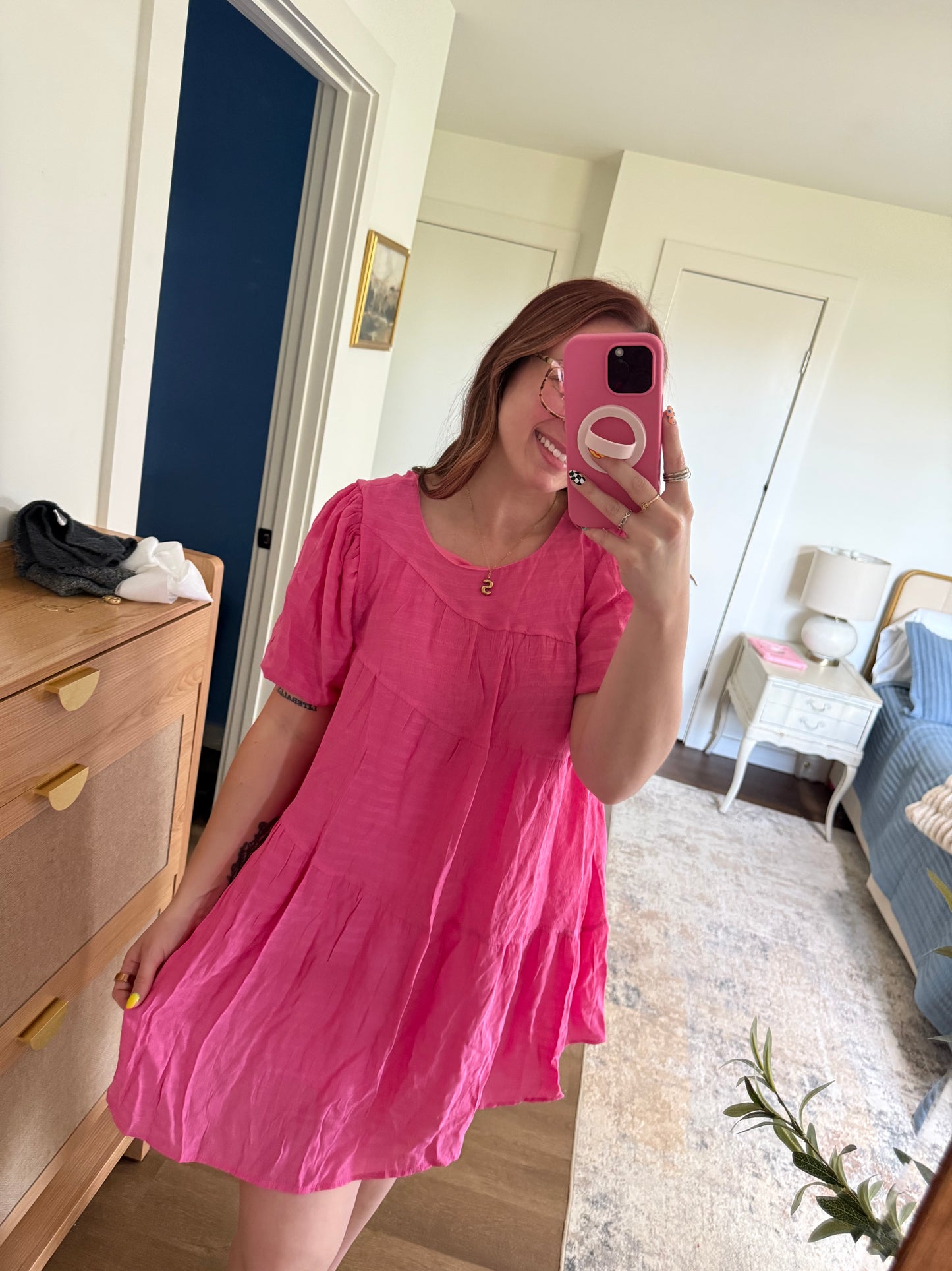 Pink Mini Dress