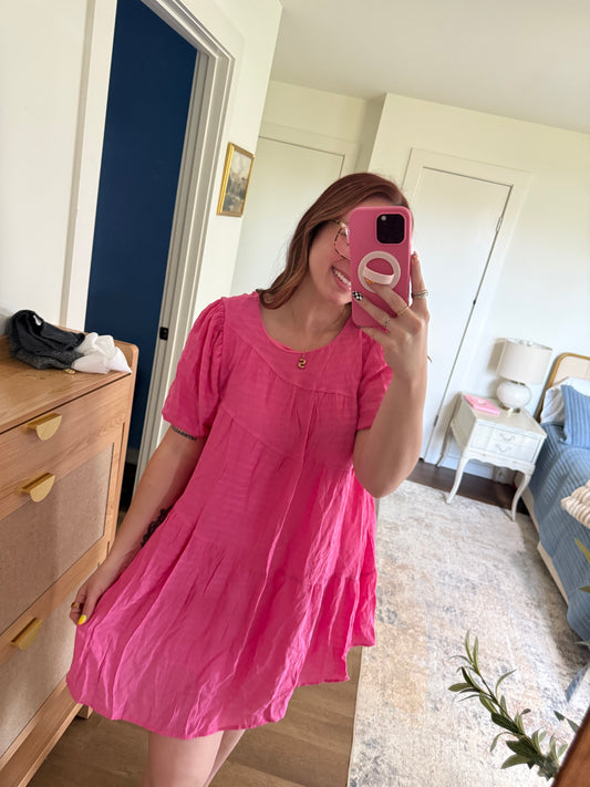 Pink Mini Dress