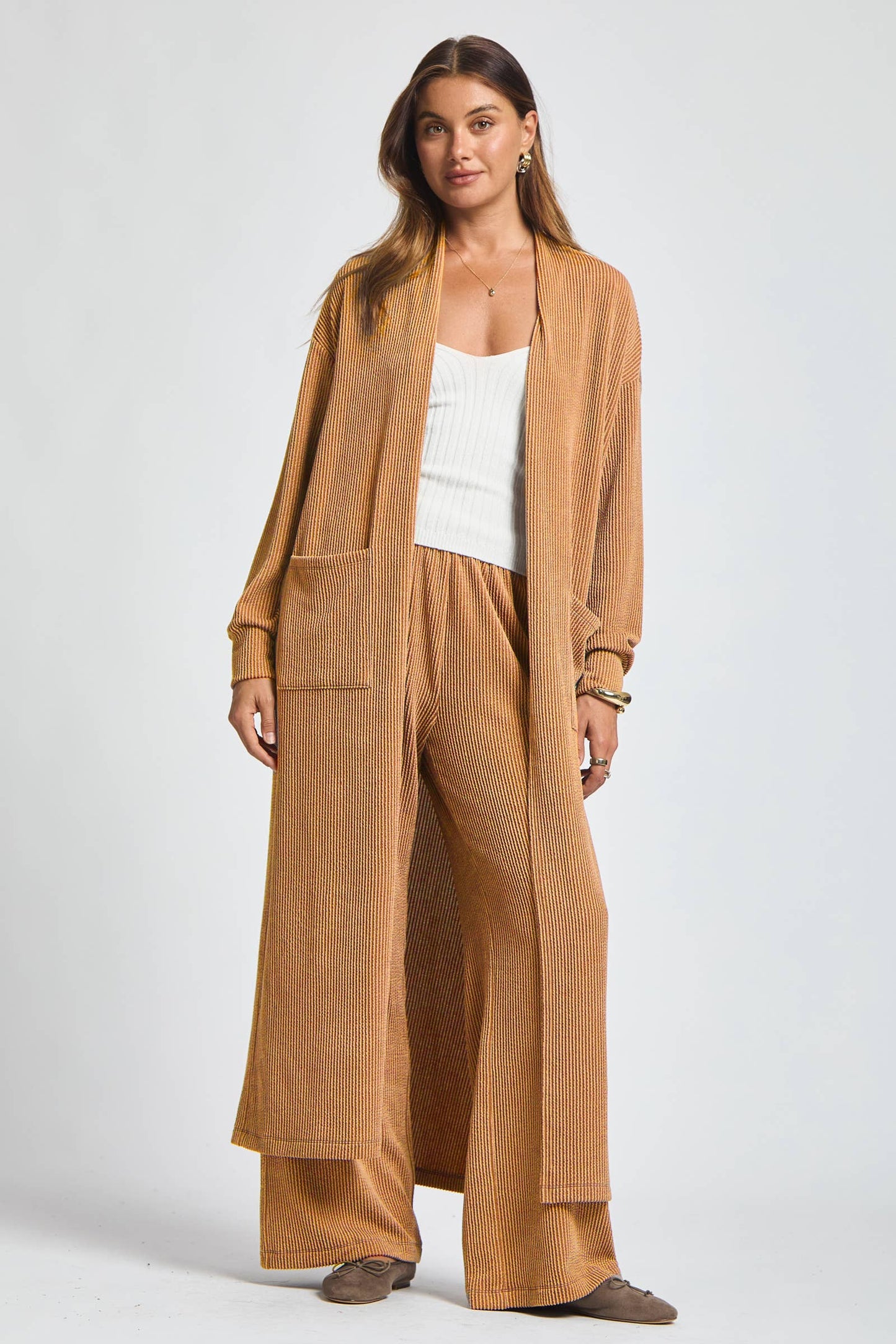 Cardigan + Pants 2 Piece Set