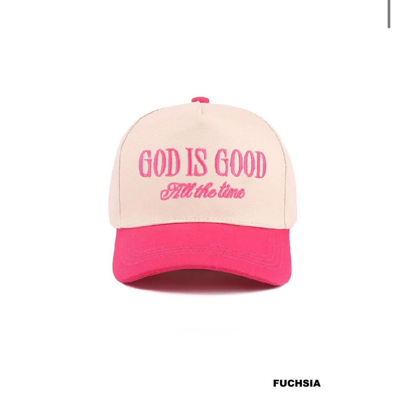 God Is Good Hat | Pink