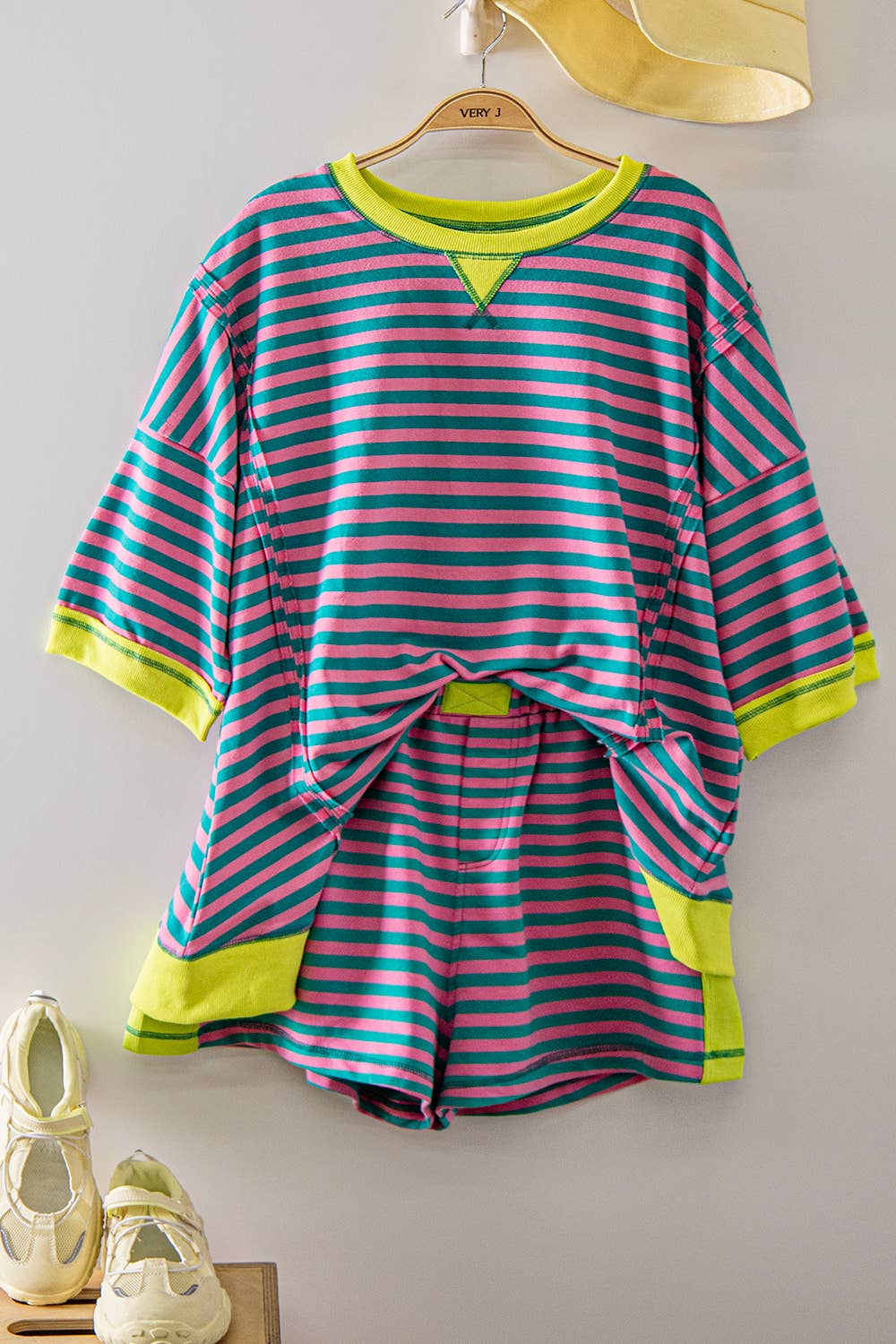 Striped  Lounge Shorts