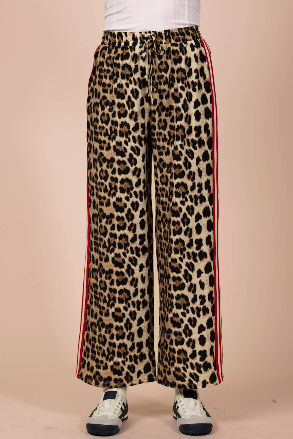 Leopard Wide Leg Pants