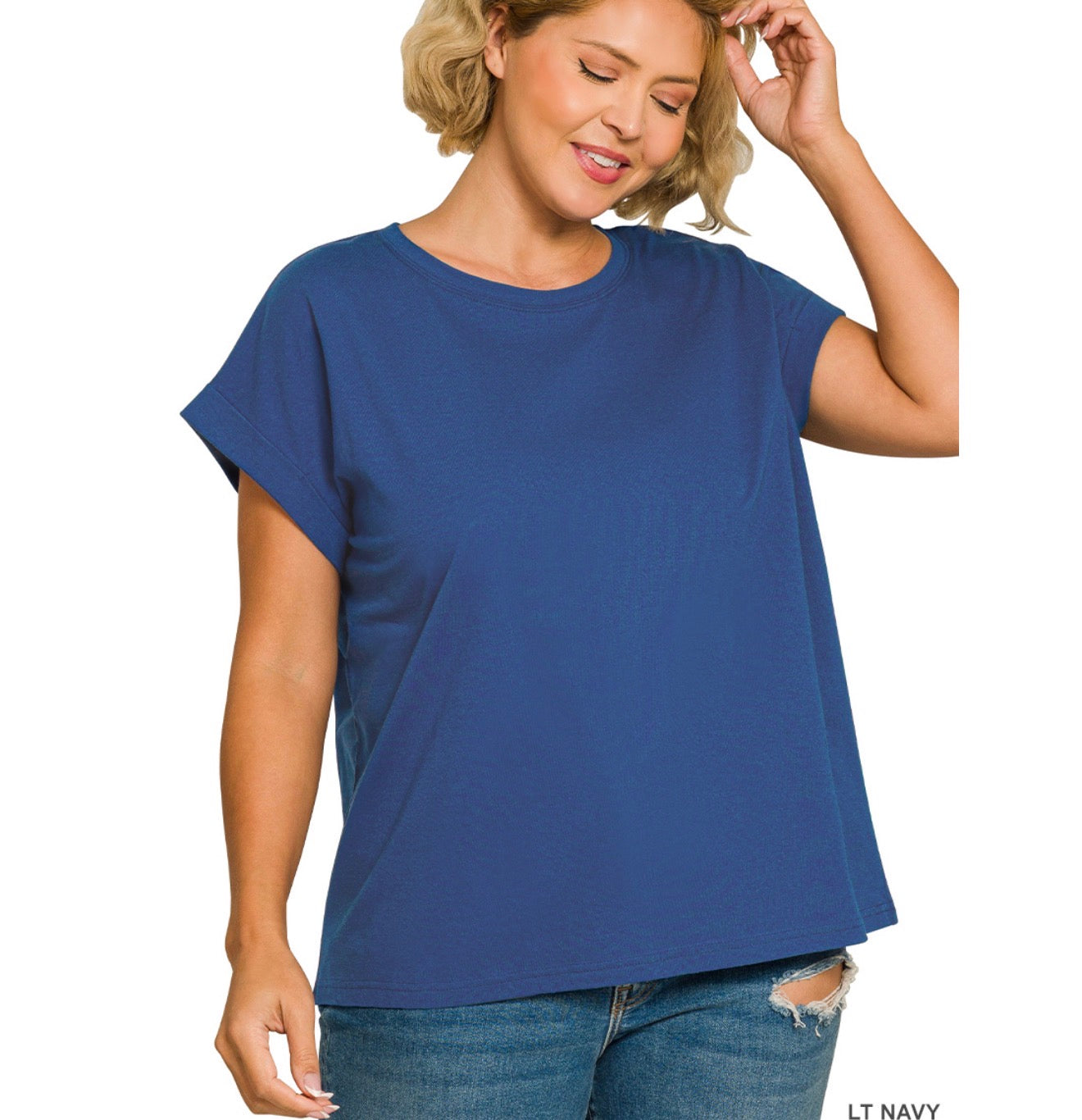 Cuffed Tee | Curvy