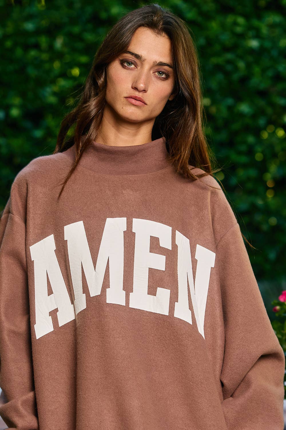 'WWJD & AMEN' Reversible Sweatshirt