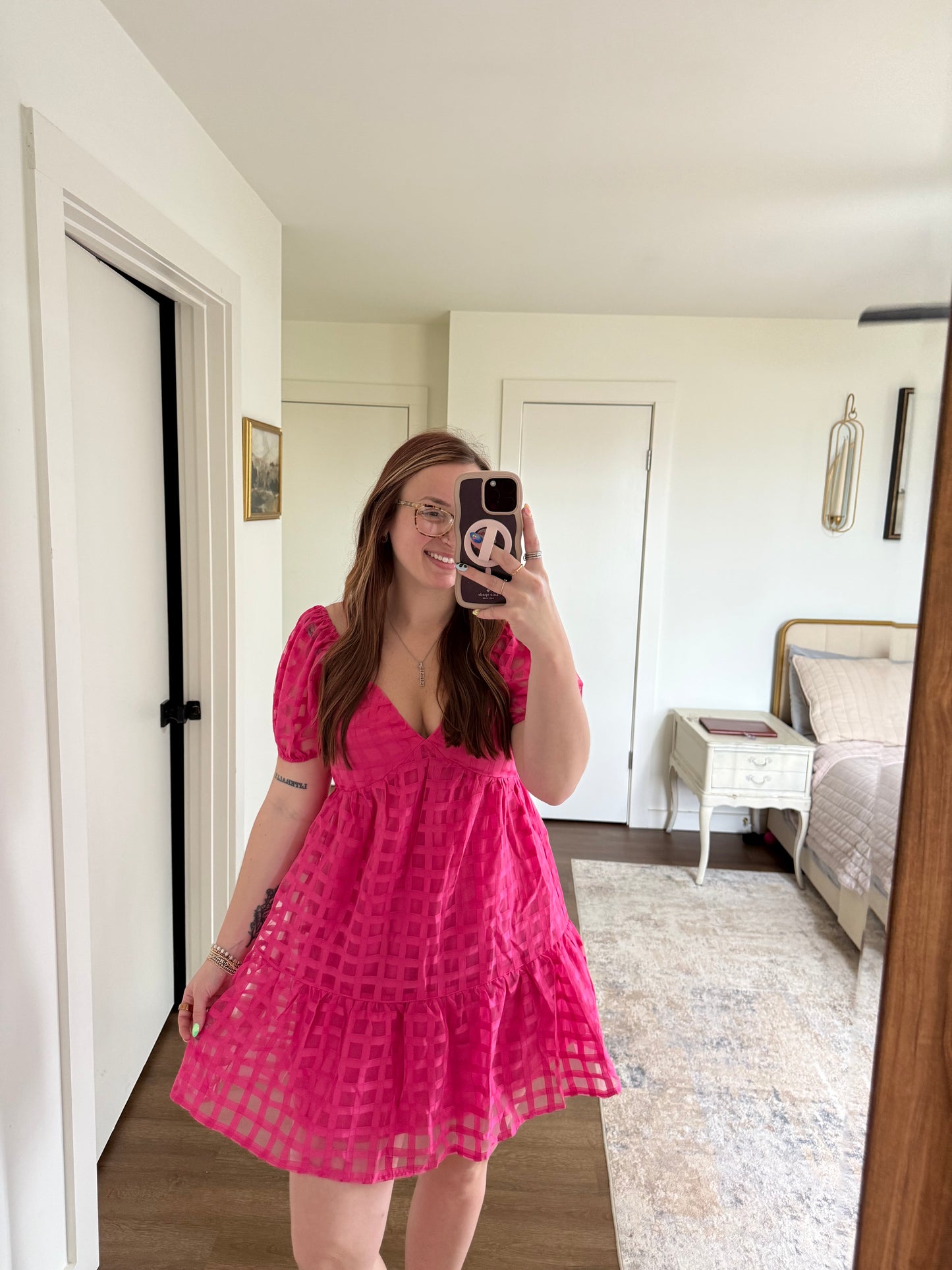 Checkered Mini Dress