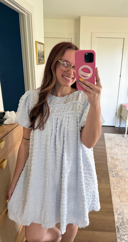 Baby Blue Mini Dress