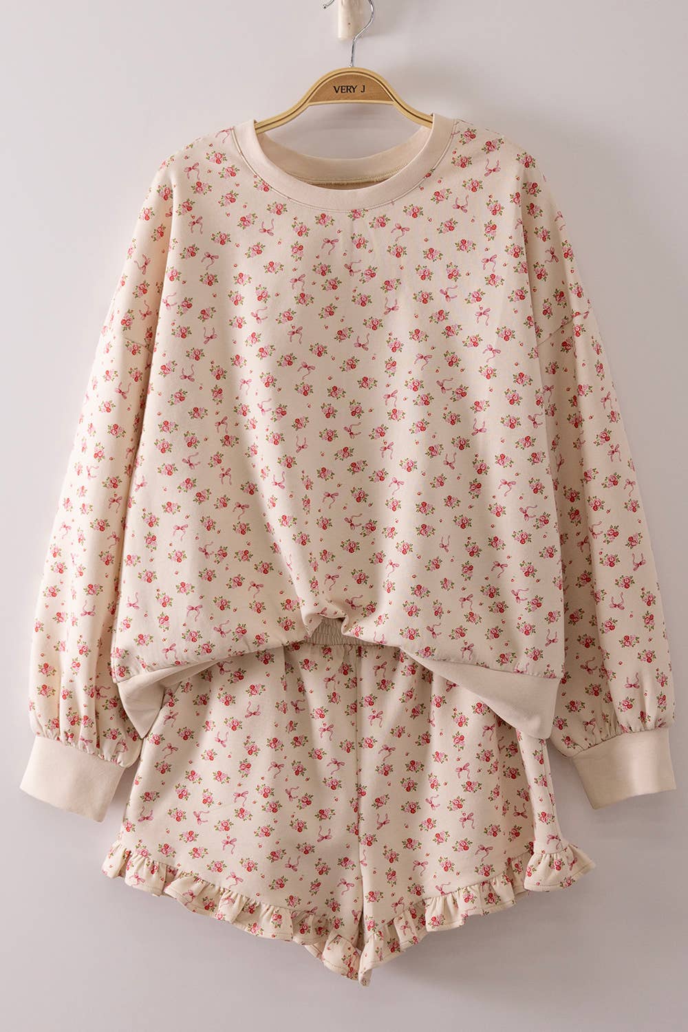 Floral Top & Shorts Set