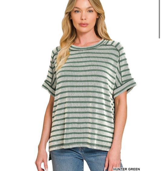 Raised Ribbed Tee