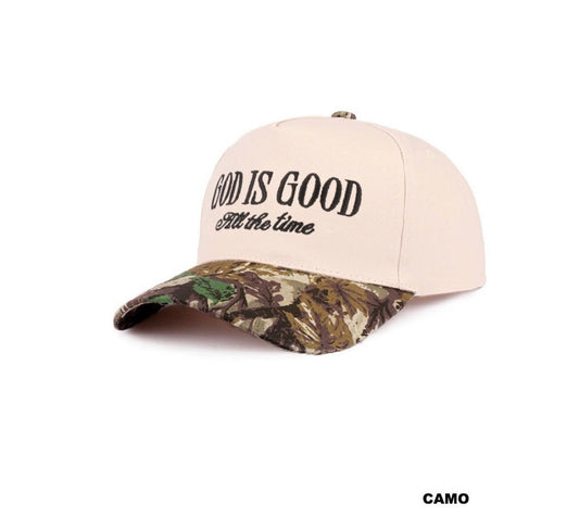 God Is Good Hat | Camo