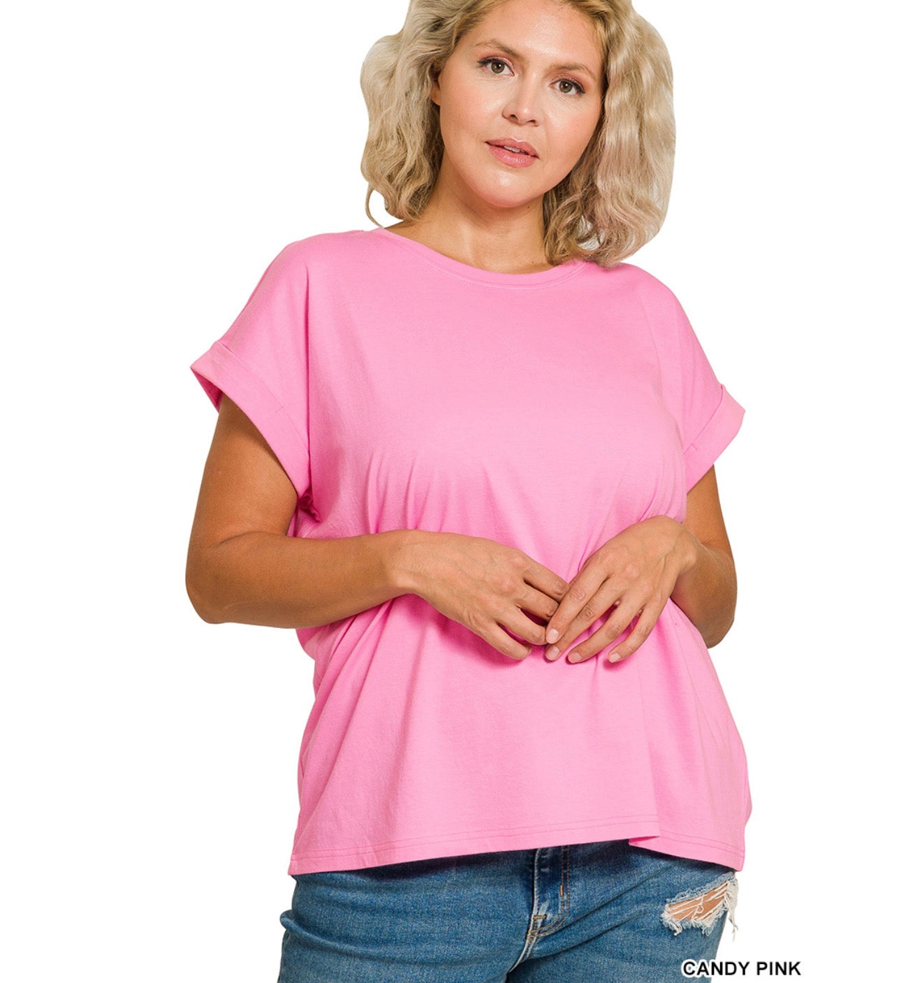 Cuffed Tee | Curvy