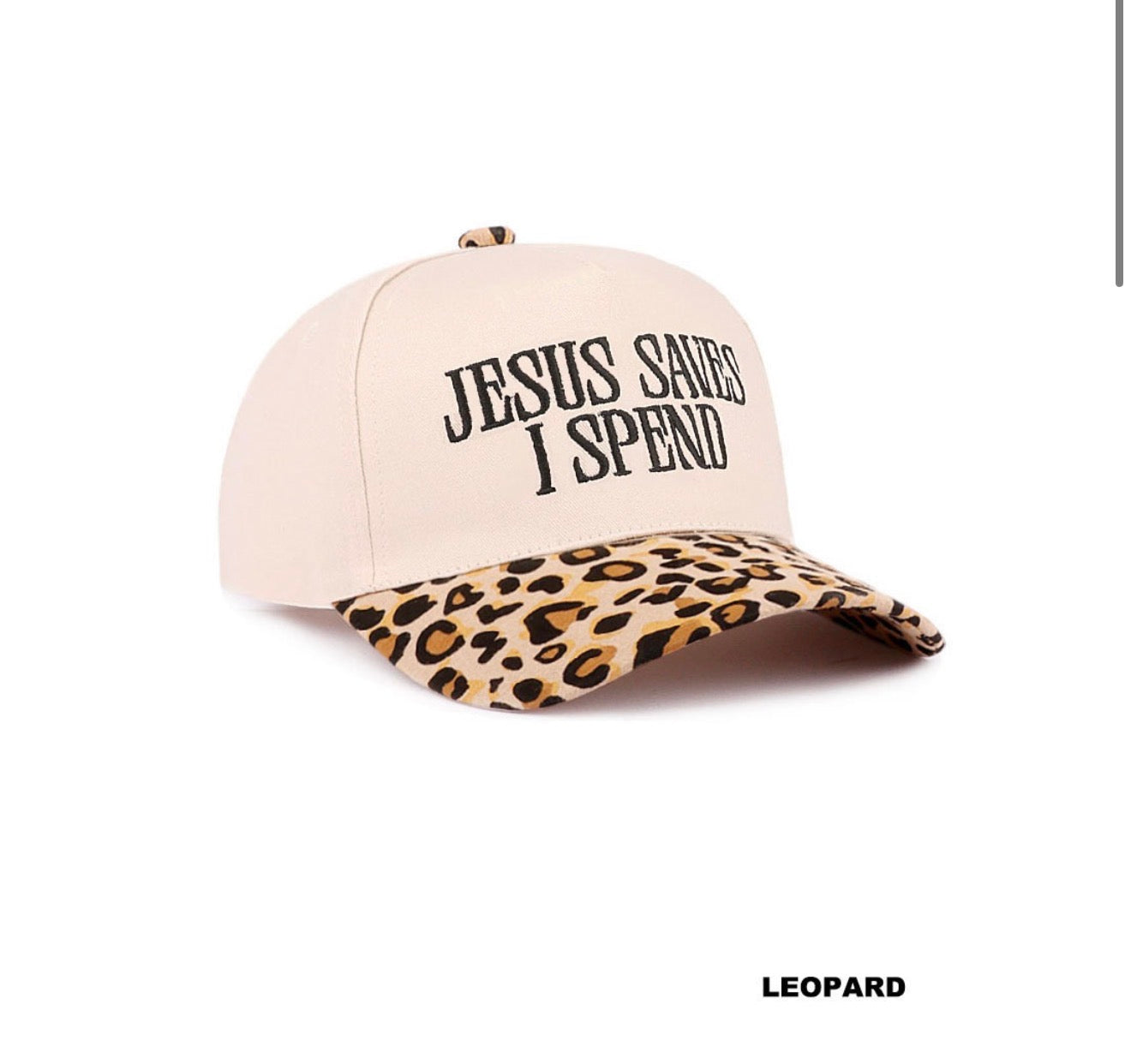 Jesus Saves I Spend Hat