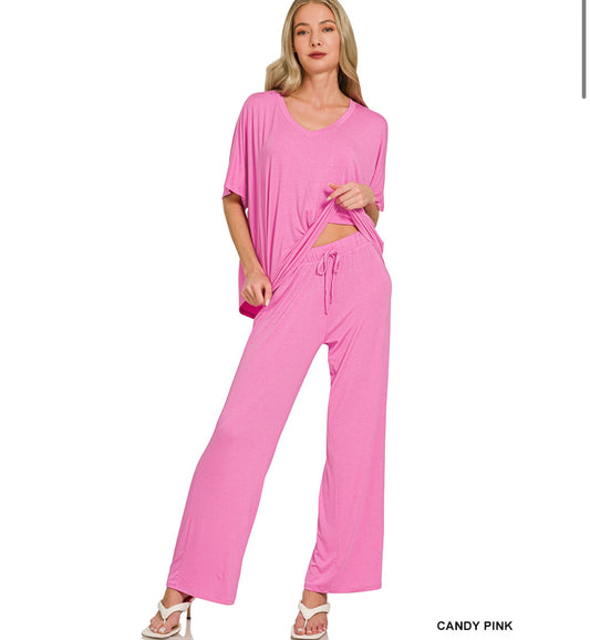 Lounge Set | Candy Pink