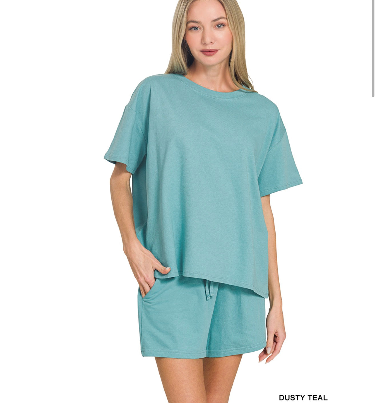 Shorts Set | Dusty Teal
