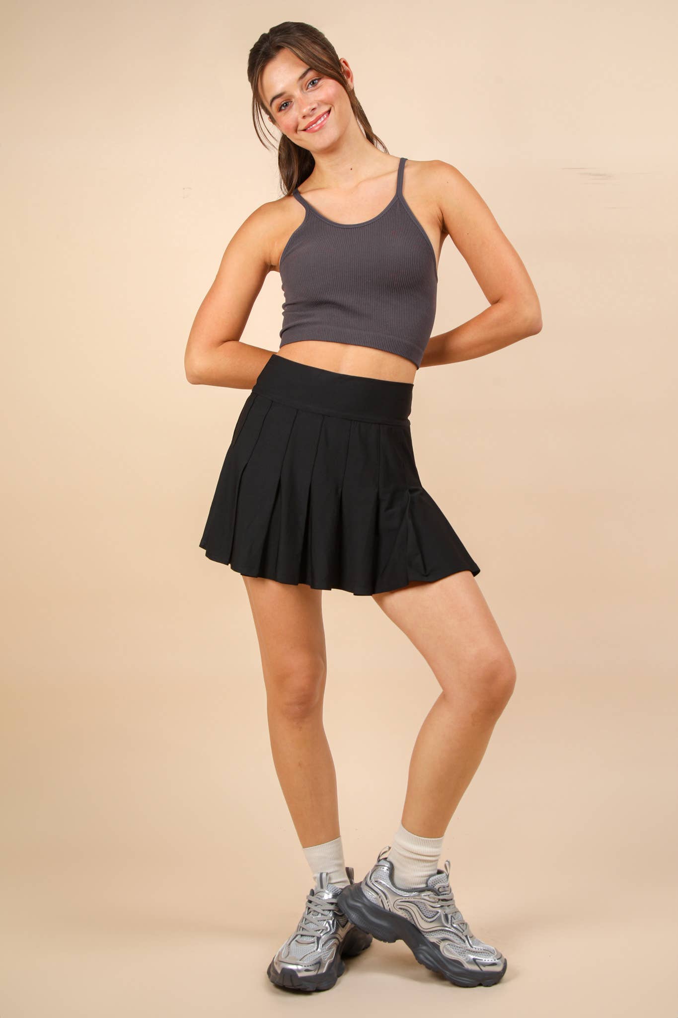 Activewear Pleated Skirt