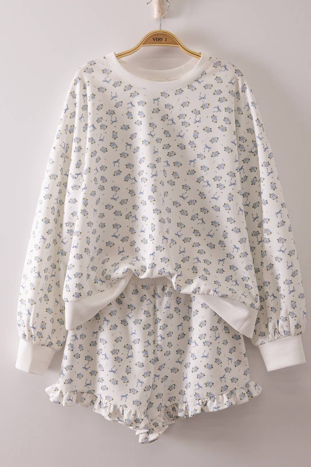Floral Top & Shorts Set