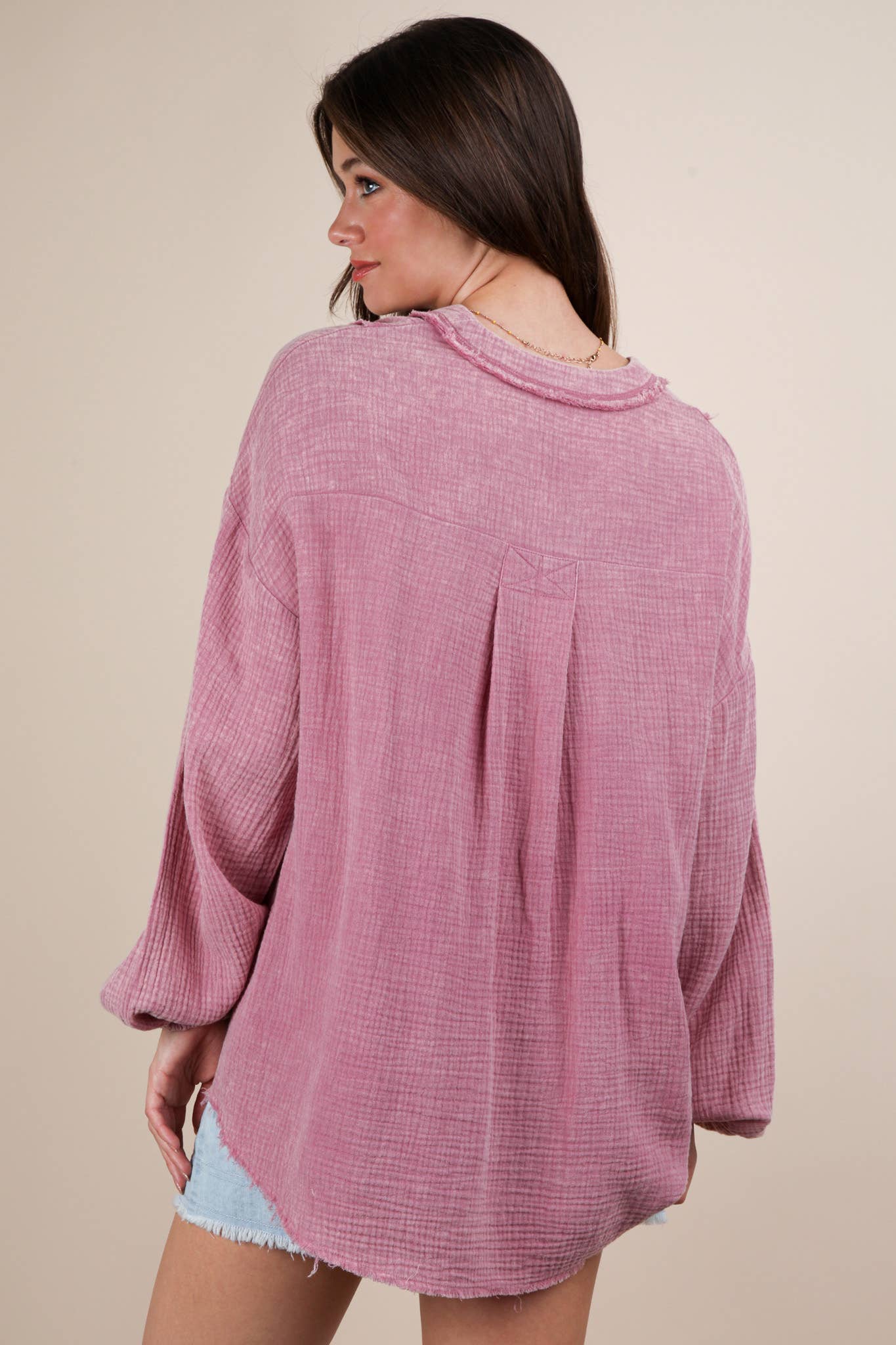 Gauze Top | curvy