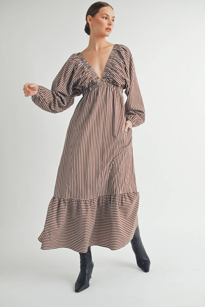 Striped Maxi Dress