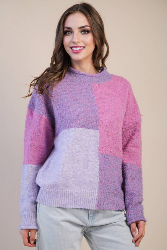 Color Block Sweater