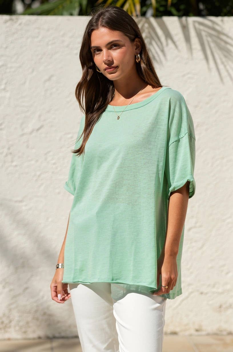 Short Sleeve Cotton Top